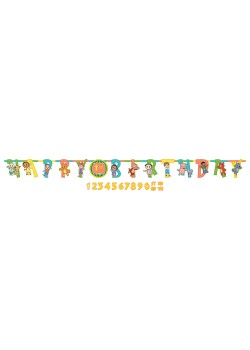 Cocomelon Happy Birthday Add An Age Banner 25cm x 3.2m