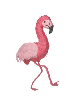 Hawaiian Luau Pink Flamingo Pinata 48cm x 15cm x 58cm