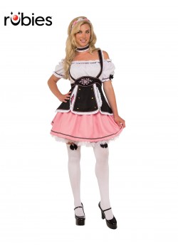 Fraulein Oktoberfest Costume Plus Adult Size Fraulein Oktoberfest Costume Plus Adult Size