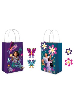 Encanto Create Your Own Kraft Paper Favour Bags 21cm x 13cm x 8cm 8 pk