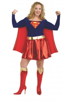 Supergirl Deluxe Costume Plus Supergirl Deluxe Costume Plus