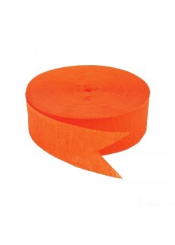 Orange Peel Crepe Streamer 24m