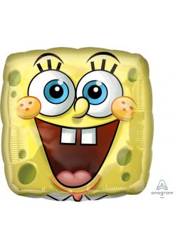 SpongeBob Square Pants Face Square Foil Balloon 45cm