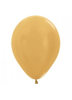 Gold Metallic  Latex Balloons