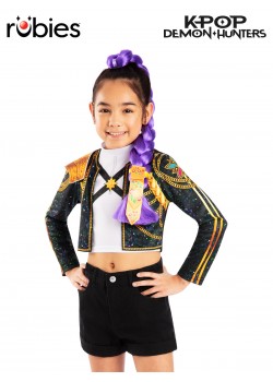 K-Pop Demon Hunters Rumi Deluxe Clip On Hair Braid (65cm) for Child