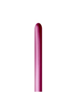 Metallic Reflex Fuchsia 260T Modelling Latex Balloons 50 pk