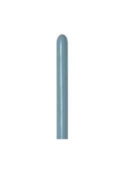 Pastel Dusk Blue 260T Modelling Latex Balloons 50 pk