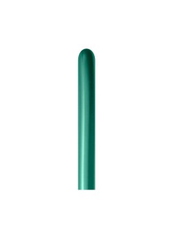 Metallic Reflex Aurora Green 260T Modelling Latex Balloons 50 pk