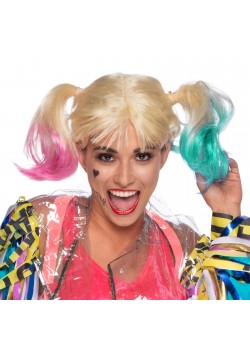 Harley Quinn Suicide Squad Birds Of Prey Adult Wig - Accessory