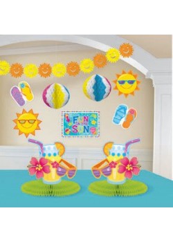 Hawaiian Luau Fun In The Sun Decorating Kit