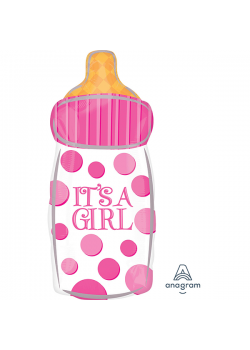 Baby Shower IT'S A GIRL Shaped Balloon 25cm x 58cm