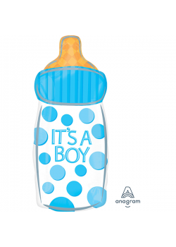 Baby Shower IT'S A BOY Boy Shaped Balloon 25cm x 58cm