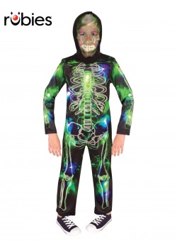Spooky Glow In The Dark Skeleton Child Costume Spooky Glow In The Dark Skeleton Child Costume