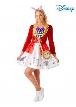 White Rabbit Alice In Wonderland Ladies Adult Costume