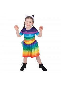 Gabby Rainbow Tutu Child Costume - Gabby's Dollhouse