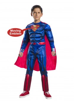 Superman Deluxe Child Costume With Lenticular Superman Deluxe Child Costume With Lenticular
