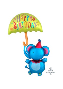 Big Top Party Decorations - Shaped Balloon Multi Circus Elephant Big Top Party Decorations - Shaped Balloon Multi Circus Elephant