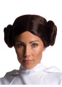 Princess Leia Adult Wig with Buns Star Wars