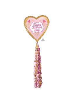 Mother's Day Gold & Pink  Airwalker Foil Balloon