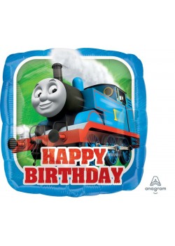 Thomas & Friends Happy Birthday Square Foil Balloon 45cm