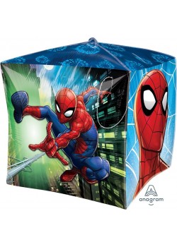 Spider-Man Cubez Shaped Balloon 38cm x 38cm Spider-Man Cubez Shaped Balloon 38cm x 38cm