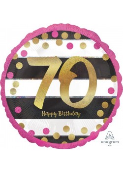 70th Birthday Foil Balloon