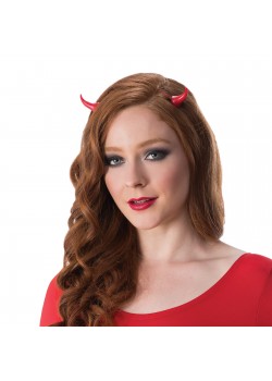 Devil Horns Clip On Adult - Accessory
