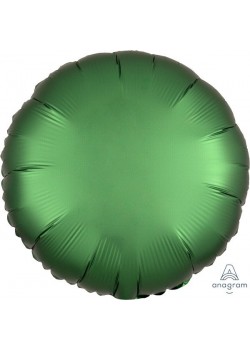 Satin Luxe Emerald Round Foil Balloon 45cm