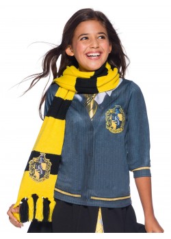 Hufflepuff Harry Potter Deluxe Child Scarf - Accessory Hufflepuff Harry Potter Deluxe Child Scarf - Accessory