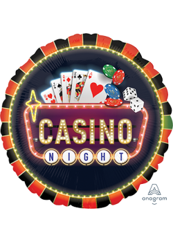 Casino Party Decorations Jumbo HX Roll the Dice Foil Balloons Casino Party Decorations Jumbo HX Roll the Dice Foil Balloons