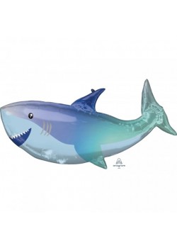 Shark Splash Shark Shaped Balloon 96cm x 45cm Shark Splash Shark Shaped Balloon 96cm x 45cm