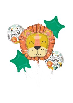 Get Wild Bouquet Foil Balloons 5 pk