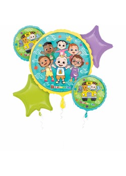 Cocomelon Party Decorations - Foil Balloons Bouquet