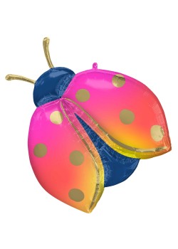 Colourful Ladybug Shaped Balloon 68cm x 83cm Colourful Ladybug Shaped Balloon 68cm x 83cm