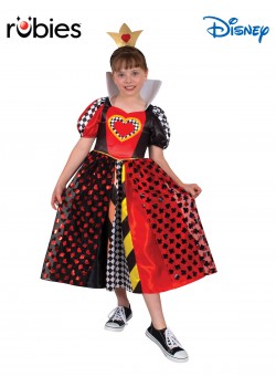 Queen Of Hearts Deluxe Child Costume Alice In Wonderland