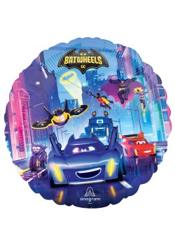 Batman Batwheels Round Foil Balloon 45cm