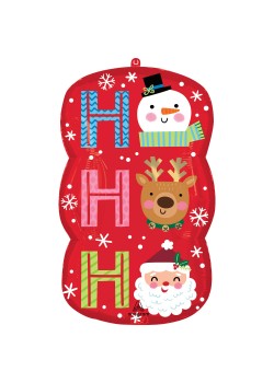 Christmas Ho Ho Ho Shaped Balloon