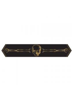 Halloween Skeleton Design Table Runner 33cm x 1.82m