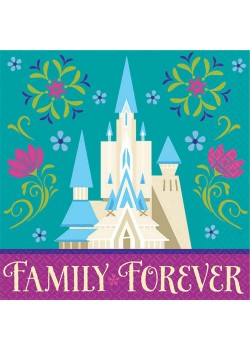 Disney Frozen Family Forever Beverage Napkins 25cm x 25cm 16 pk
