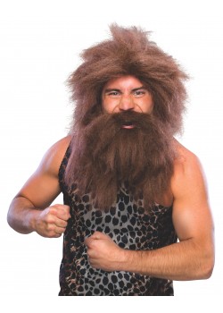 Caveman Beard And Wig Set for Adult Caveman Beard And Wig Set for Adult