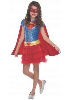 Supergirl Tutu Sequin Child Costume