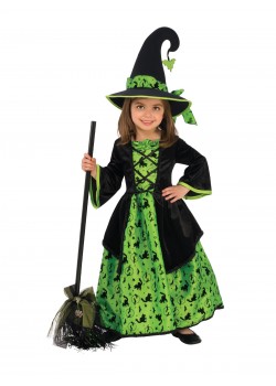 Green Witch Child Costume