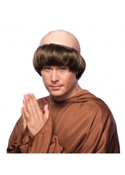 Monk Medieval & Knights Adult Wig - Accessory