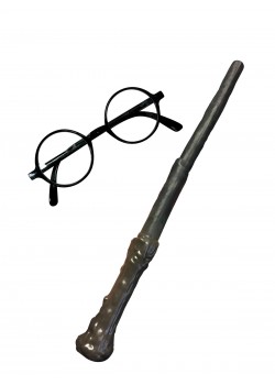 Harry Potter Wand And Glasses Child Kit - Accessory Harry Potter Wand And Glasses Child Kit - Accessory