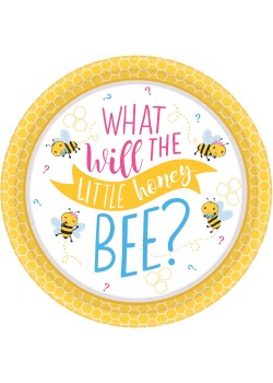 What Will It Bee? Round Lunch Plates 17cm 8 pk