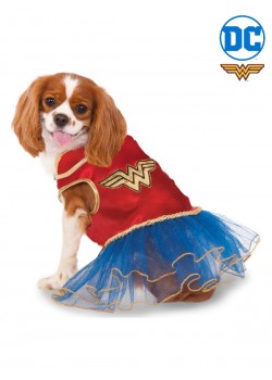 Wonder Woman Tutu Dress Pet Costume Wonder Woman Tutu Dress Pet Costume