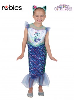 Mercat Mermaid Costume - Gabby's Dollhouse Child Mercat Mermaid Costume - Gabby's Dollhouse Child