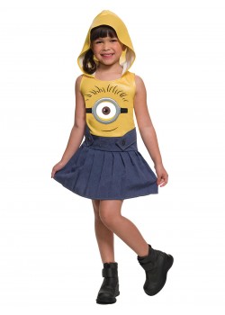 Minion Face Child Dress