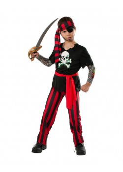 Tattooed Pirate Child Costume