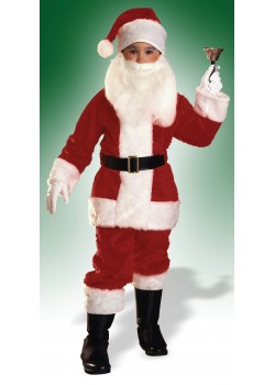 Santa Suit Plush Child Christmas